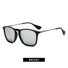 Load image into Gallery viewer, Gafas de sol polarizadas clásicas Retro Para hombre y mujer, anteojos de sol de lujo con espejo negro, cuadradas pequeñas Vintage, UV400