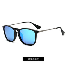Load image into Gallery viewer, Gafas de sol polarizadas clásicas Retro Para hombre y mujer, anteojos de sol de lujo con espejo negro, cuadradas pequeñas Vintage, UV400