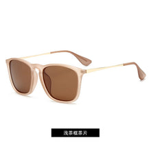 Load image into Gallery viewer, Gafas de sol polarizadas clásicas Retro Para hombre y mujer, anteojos de sol de lujo con espejo negro, cuadradas pequeñas Vintage, UV400