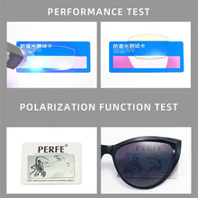 Load image into Gallery viewer, Gafas de sol polarizadas con Clip para hombre y mujer, anteojos de sol con montura antiazul, de doble uso, a la moda, estilo Vintage, con UV400, 48310