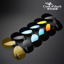 Load image into Gallery viewer, Gafas de sol polarizadas con clip para hombre y mujer, lentes de sol polarizadas con clip para conducir, miopía, protección UV