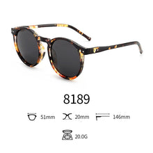 Load image into Gallery viewer, Gafas de sol polarizadas redondas Retro para mujer, anteojos de sol polarizados Vintage con remaches nuevos