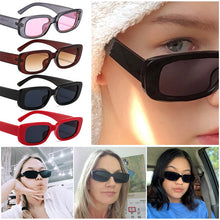 Load image into Gallery viewer, Gafas de sol rectangulares de Estilo Vintage para verano, anteojos de sol de leopardo a la moda, para deporte de senderismo, cuadradas, Retro, antireflectantes