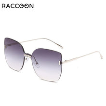 Load image into Gallery viewer, Gentle My Mars Women Rimless Cat Eye Oversized Sunglasses  Female Sun Glasses Monster Wild Personality Eyewear