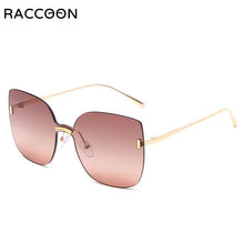 Load image into Gallery viewer, Gentle My Mars Women Rimless Cat Eye Oversized Sunglasses  Female Sun Glasses Monster Wild Personality Eyewear