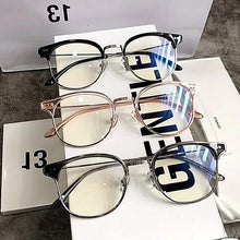Carica l&#39;immagine nel visualizzatore di Gallery, Gentle Sunglasses Brand Designer Women&#39;s Men&#39;s Retro  Round Glasses Metal Acetate Frame Glasses with Original Box