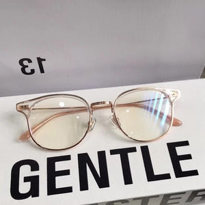 Gentle Sunglasses Brand Designer Women's Men's Retro  Round Glasses Metal Acetate Frame Glasses with Original Box