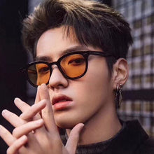 Load image into Gallery viewer, Gentle  Sunglasses Men Women Vintage Small Round Frame Sun Glasses Acetate UV400 Lens Monster Lang brand Sunglasses