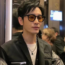 Load image into Gallery viewer, Gentle  Sunglasses Men Women Vintage Small Round Frame Sun Glasses Acetate UV400 Lens Monster Lang brand Sunglasses