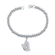 Load image into Gallery viewer, Genuine 925 Sterling Silver Cute Twelve Animal Style Bracelet Woman Round Bead Chain Fashion Jewelry Bracelet