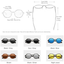 Load image into Gallery viewer, Genuine KINGSEVEN Aluminum Steampunk Round Sunglasses 2022 New Luxury Brand Design Vintage Women Sun Glasses UV400