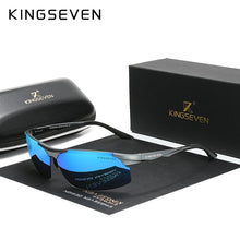 Load image into Gallery viewer, Genuine KINGSEVEN Polarized Men Aluminum Sunglasses Driving Mirror Lens Male Sun Glasses Aviation Women For Men Eyewear 9126
