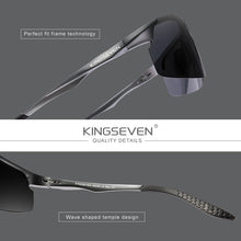 Load image into Gallery viewer, Genuine KINGSEVEN Polarized Men Aluminum Sunglasses Driving Mirror Lens Male Sun Glasses Aviation Women For Men Eyewear 9126