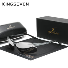 Load image into Gallery viewer, Genuine KINGSEVEN Polarized Men Aluminum Sunglasses Driving Mirror Lens Male Sun Glasses Aviation Women For Men Eyewear 9126