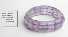 Load image into Gallery viewer, Genuine Natural Stone Bracelets green aventurine Purple Amethyst Wholesale Energy Stone Bracelets Jewelry for woman man