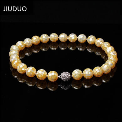Collana corta di lusso genuina Nanyang Beizhu collana femminile corta catena clavicola decorazione perla 15MM fibbia in argento 925 