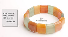 Load image into Gallery viewer, Genuine red agate yellow tiger eye mixed color stone trendy hand ring Bracelets Wholesale Energy Stone Bracelets bangle Jewelry