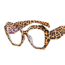 Load image into Gallery viewer, Geometry Computer Eyeglasses Women Vintage Anti Blue Light Glasses Ladies Oversized Optical Eyeglasses Big Frame Spectacles