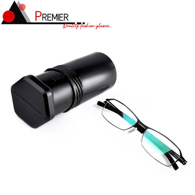 German Brand Design Handmade Oval Glasses frame Ultra-light Screwless Business Prescription Reading Eyeglasses With Original Box