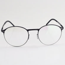 Load image into Gallery viewer, German style manual eyeglass frame without screws, men&#39;s black frame, full frame, thin steel myopia eyeglass frame, women&#39;s