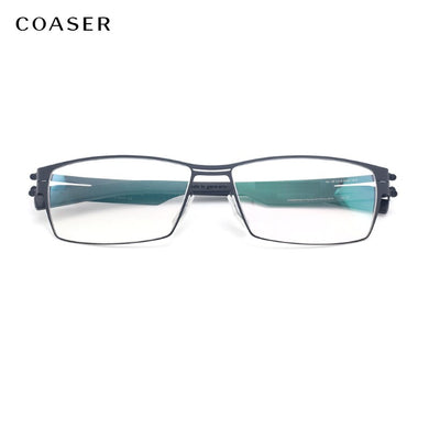 Germany Brand Design Grate Quality Glasses Frame Men Stainless Steel Spectacle Square Myopia Prescription Optical Eyeglasses