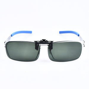 Germany Brand Designer Berlin Screwless Eyeglasses Men Women Lightweight Optical Glasses Frame with Clip-on Polarized Sunglasses