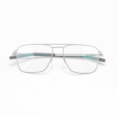 Germany Brand Designer Men Screwless Pilot Aviation Optical Eyewear Frame Prescription Glasses Spectacles Eyeglasses Bayamo