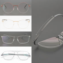 Load image into Gallery viewer, Germany Brand Designer Men Screwless Pilot Aviation Optical Eyewear Frame Prescription Glasses Spectacles Eyeglasses Bayamo