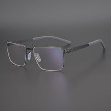 Carica l&#39;immagine nel visualizzatore di Gallery, Germany Brand Non-Screw Glasses Frame Men Medical Aviation Stainless Steel Square Eyeglasses Women Myopia Spectacle Eyewear Y710