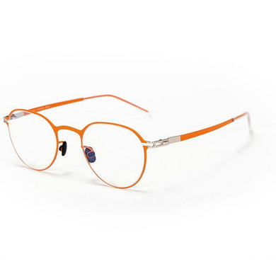 Germany Brand Non-Screw Glasses Men Stainless Steel Women Optical Frame Super Light Thin Computer Eyeglasses Prescription Myopia