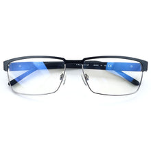 Load image into Gallery viewer, Germany Brand Oversized Optical Glass Frames Men Black/Grey Spring Hinge Rectangle
