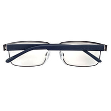 Load image into Gallery viewer, Germany Brand Oversized Optical Glass Frames Men Black/Grey Spring Hinge Rectangle