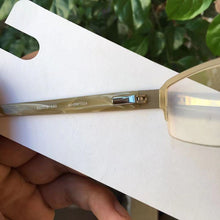 Load image into Gallery viewer, Germany Brand Titanium Myopia Glasses Frames Women Gold Semi Rimless Spring Hinge