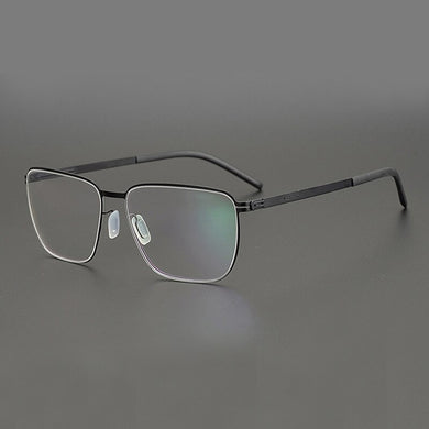 Germany Lightweight Square Glasses Frame Men Brand Designer Prescription Eyeglasses Women Screw-Less Myopia Optical Eyewear