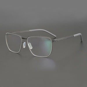 Germany Lightweight Square Glasses Frame Men Brand Designer Prescription Eyeglasses Women Screw-Less Myopia Optical Eyewear