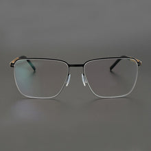 Carica l&#39;immagine nel visualizzatore di Gallery, Germany Lightweight Square Glasses Frame Men Brand Designer Prescription Eyeglasses Women Screw-Less Myopia Optical Eyewear