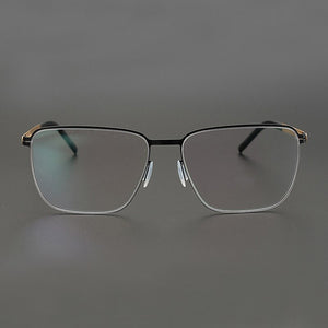 Germany Lightweight Square Glasses Frame Men Brand Designer Prescription Eyeglasses Women Screw-Less Myopia Optical Eyewear