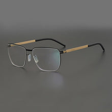 Carica l&#39;immagine nel visualizzatore di Gallery, Germany Lightweight Square Glasses Frame Men Brand Designer Prescription Eyeglasses Women Screw-Less Myopia Optical Eyewear