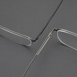Germany Lightweight Square Glasses Frame Men Brand Designer Prescription Eyeglasses Women Screw-Less Myopia Optical Eyewear