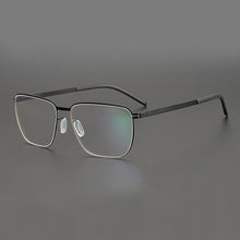 Carica l&#39;immagine nel visualizzatore di Gallery, Germany Lightweight Square Glasses Frame Men Brand Designer Prescription Eyeglasses Women Screw-Less Myopia Optical Eyewear