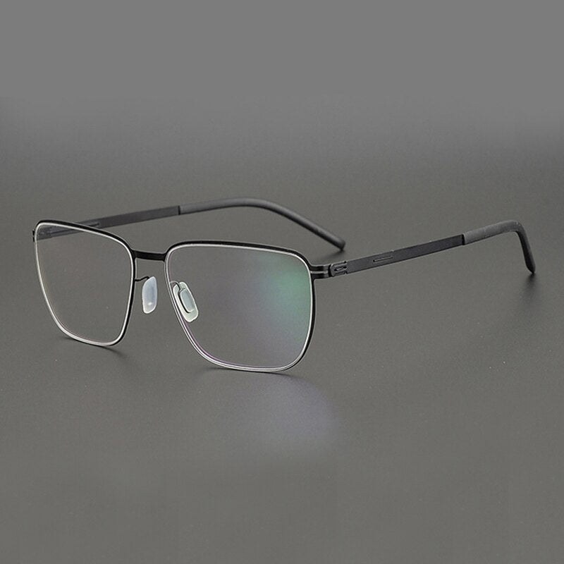 Germany Lightweight Square Glasses Frame Men Brand Designer Prescription Eyeglasses Women Screw-Less Myopia Optical Eyewear