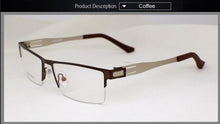 Load image into Gallery viewer, Germany Quality Stainless Steel Metal Frame Glasses Men Square Myopia Prescription Eyewear Optical Eyeglasses Spectacle