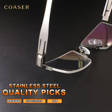 Load image into Gallery viewer, Germany Quality Stainless Steel Metal Frame Glasses Men Square Myopia Prescription Eyewear Optical Eyeglasses Spectacle
