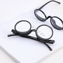Load image into Gallery viewer, Gift +10~+40 Folding Clamshell Reading Glasses Rotating Magnifying Resin Frame Presbyopic Glasses Makeup Eyewear