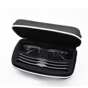 Glass Frame Men Super light Glasses Sunglasses Polarized Magnet With Buckle  Sleeve Yellow  Night-Vision Goggles 3d Movie Lens