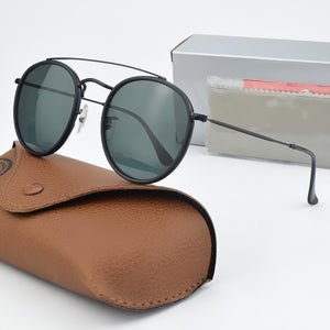 Glass lens Classic retro sunglasses men women R3647 acetate frame  Brand design 2023 Sun glasses driving Goggles UV400