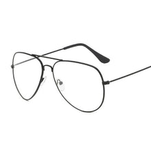 Load image into Gallery viewer, Glasses Alloy Gold Frame Glasses Classic Retro Optics Eyeglasses Transparent Clear Lens Women Men Espectacles Female