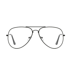Glasses Alloy Gold Frame Glasses Classic Retro Optics Eyeglasses Transparent Clear Lens Women Men Espectacles Female
