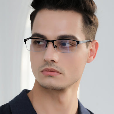 Glasses Brand Designer Classic Mens Anti Blue Light Laser Fatigue Glasses Computer Goggles Men's Optical Eyeglasses Frame 2806