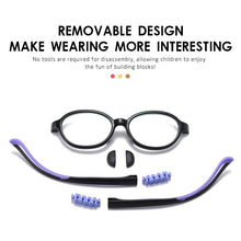 Carica l&#39;immagine nel visualizzatore di Gallery, Glasses Children&#39;s Anti Computer Blue Laser Fatigue Youth Boy Girls Eyeglasses Goggles TR90 Optical Children Glasses Frames 5116